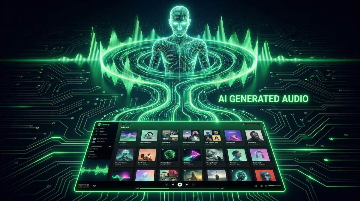 Spotify åpner for AI-genererte personlige podkaster