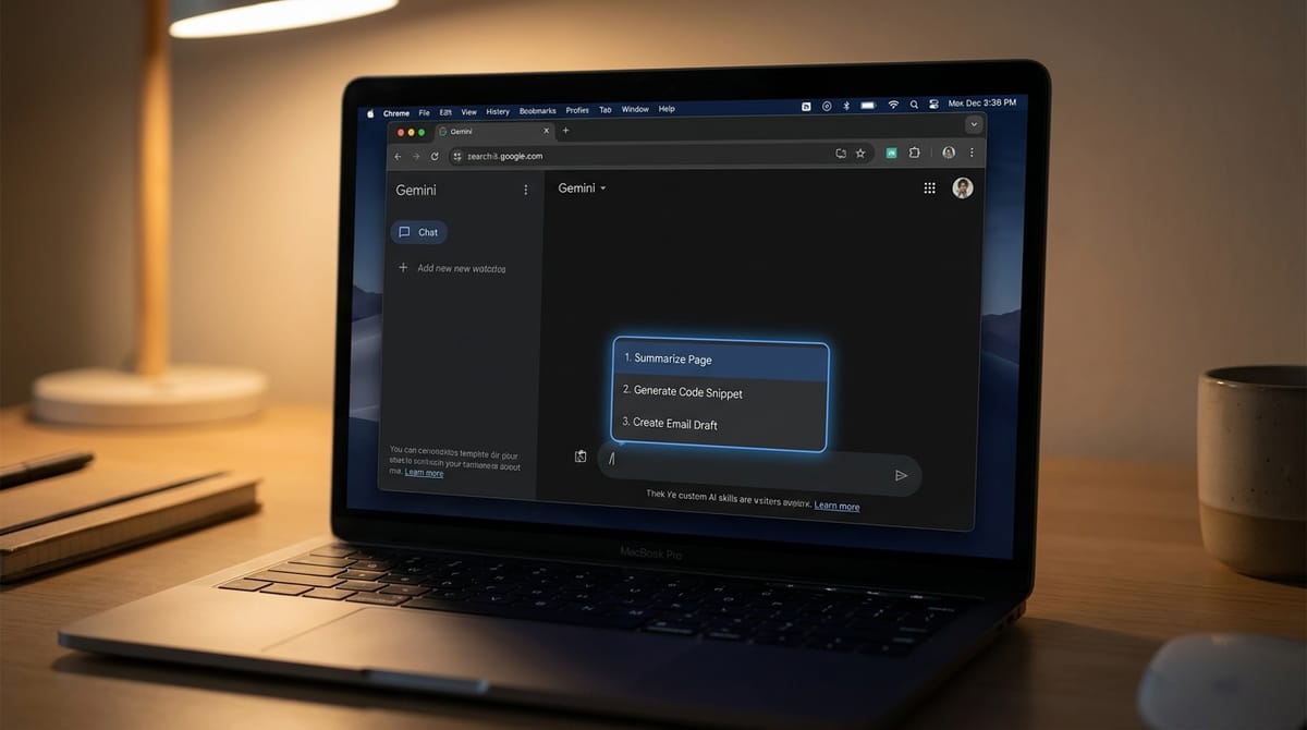 Chrome AI Skills: Gjør dine beste Gemini-prompter om til verktøy